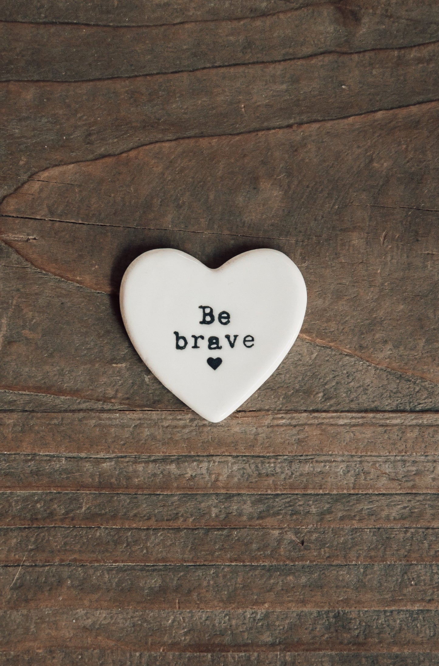 Be Brave Heart Shaped Token
