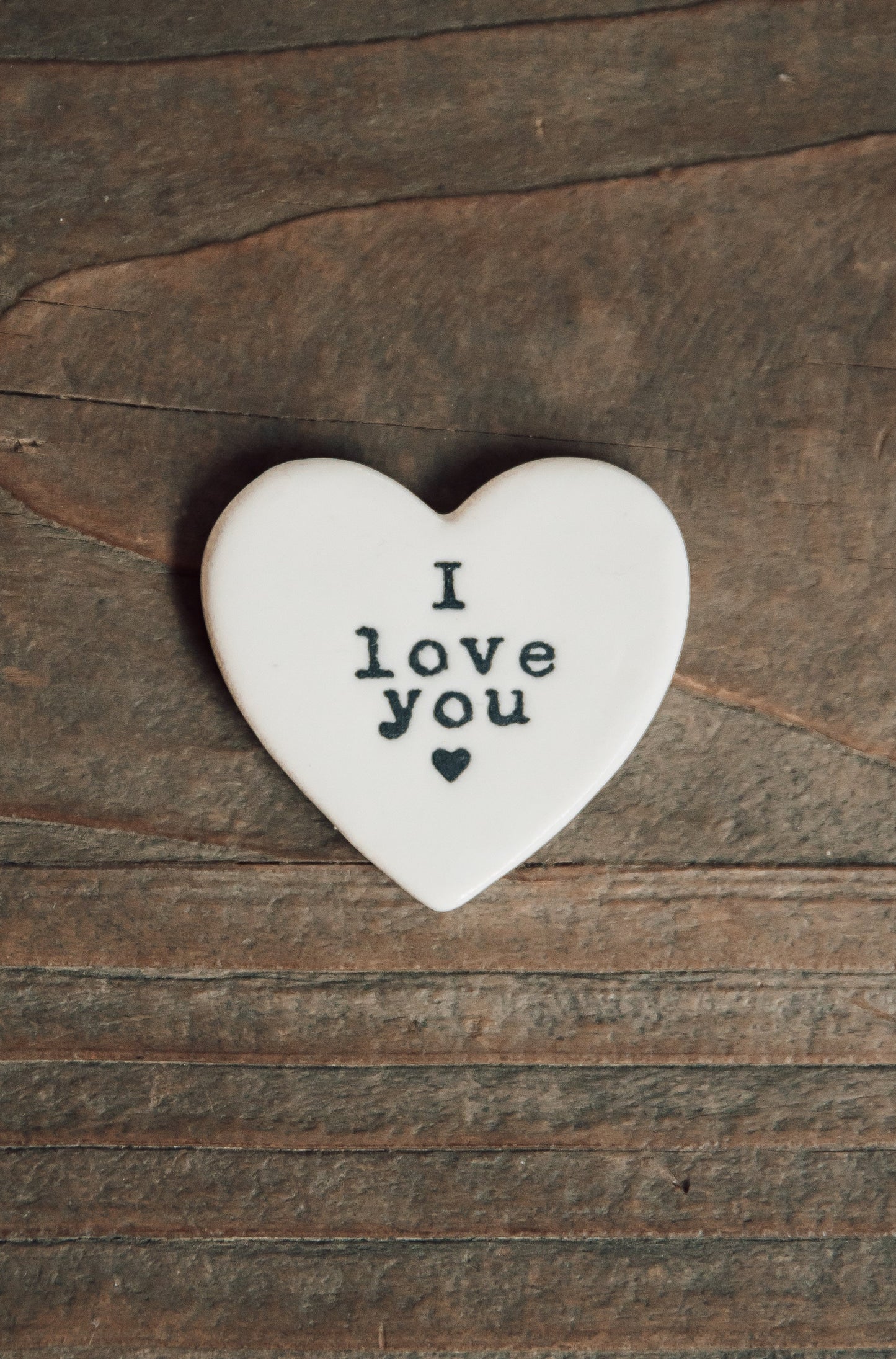 I Love You Heart Shaped Pocket Token