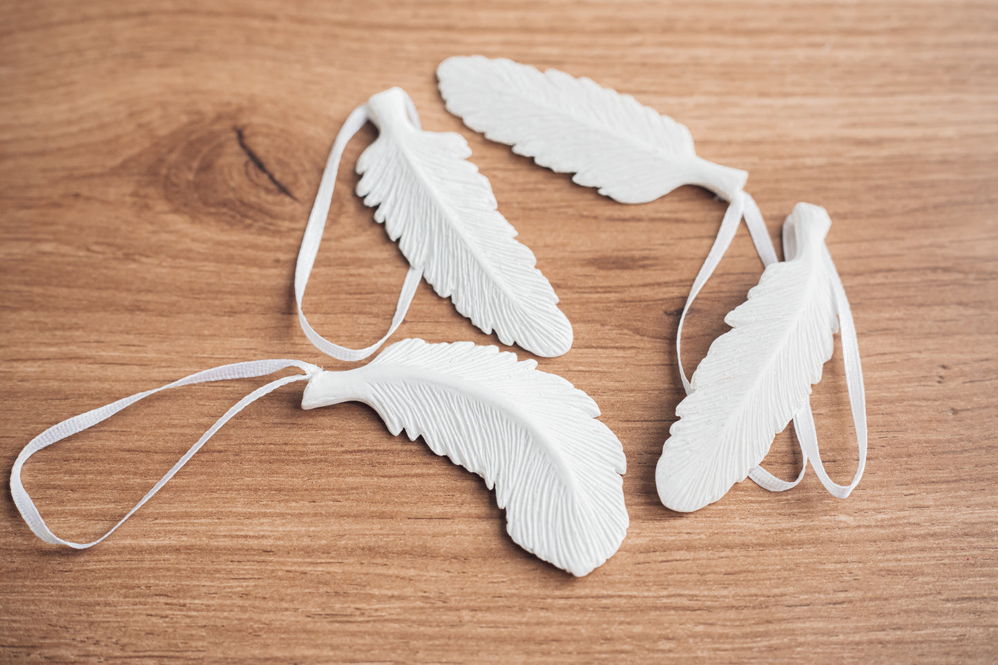 Feather Ornaments - Set of 4