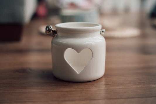 Jar t-light holder