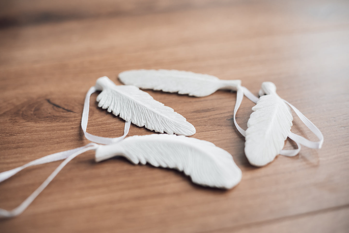 Feather Ornaments - Set of 4