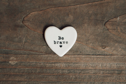 Be Brave Heart Shaped Token