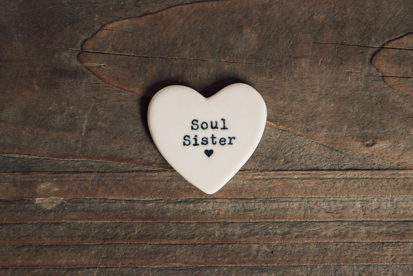 Soul Sister Heart Shaped Token