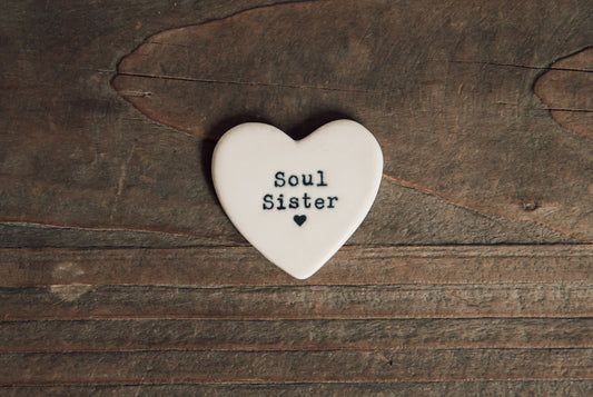 Soul Sister Heart Shaped Token