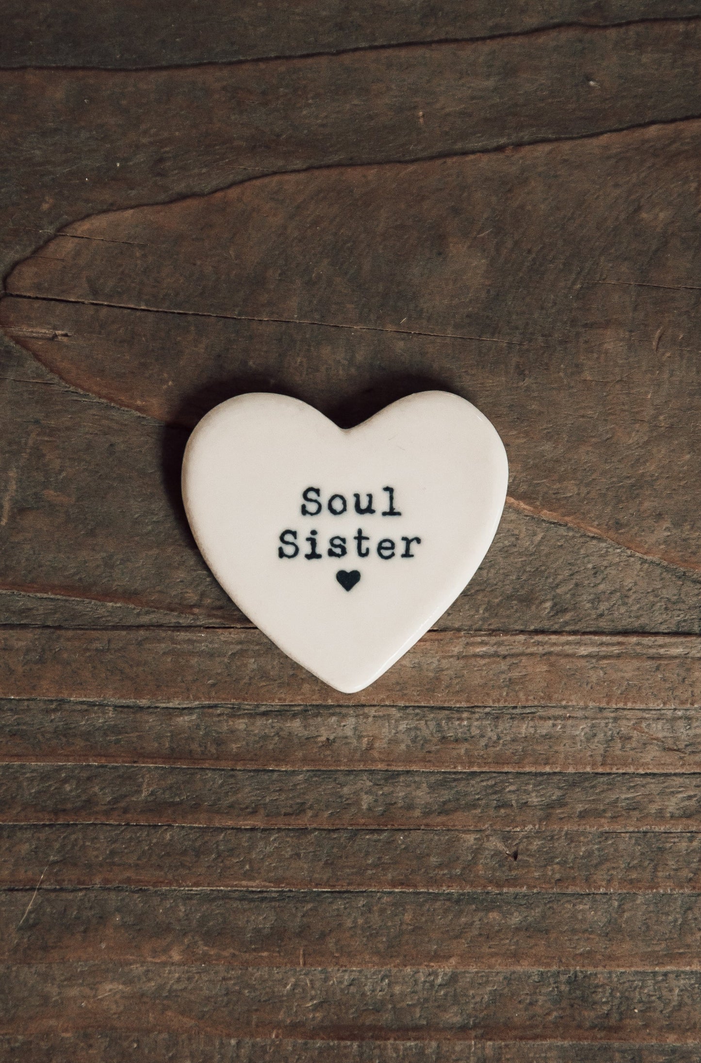Soul Sister Heart Shaped Token